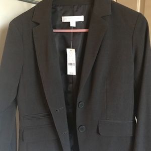 New York and Co brown blazer size 0 NWT